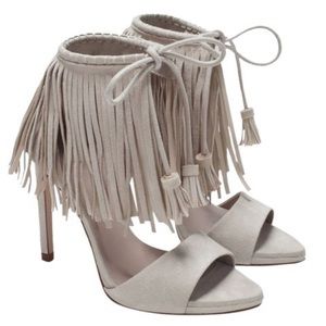 Zara Fringe Heels
